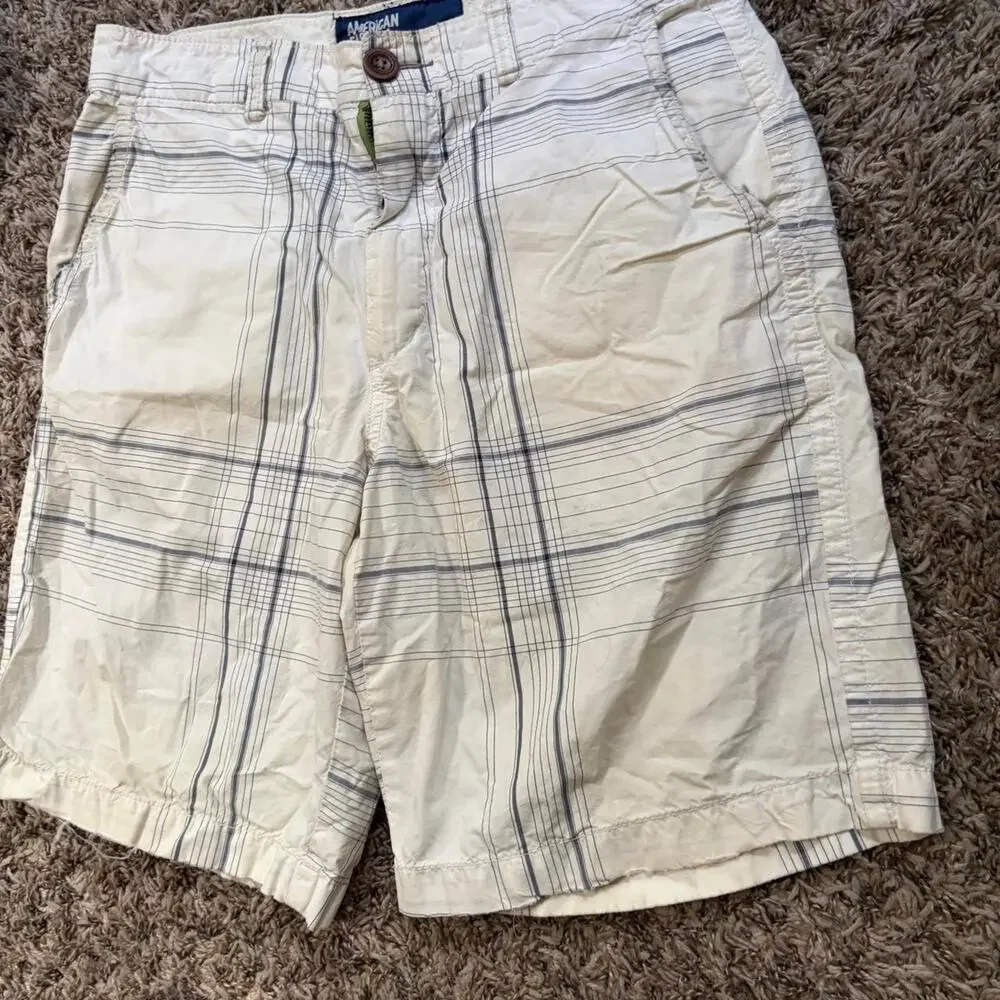 American Eagle Plaid Y2K Shorts Men’s 30x10 Classic 2000s Mallcore Grunge